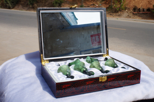 酒泉夜光杯甘肃夜光杯特级精品夜光杯高脚杯酒杯一套6个3000元