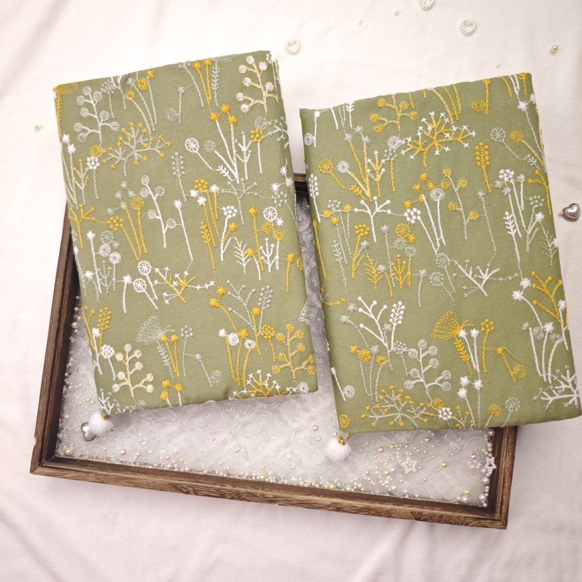 【限时特价】森系布艺书衣手账本HOBOA5A6封套书套书皮笔记日记本