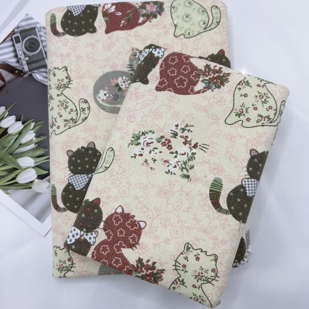 予花/可爱布艺书衣书套hoboA5A6笔记日记本手账本礼物书皮保护套