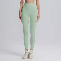 7A Antibacterial new high-waisted, seamless and no-embarrassment line fitness exercise 9-point shark pants, leggings, hip-lifting yoga pants thumbnail 3