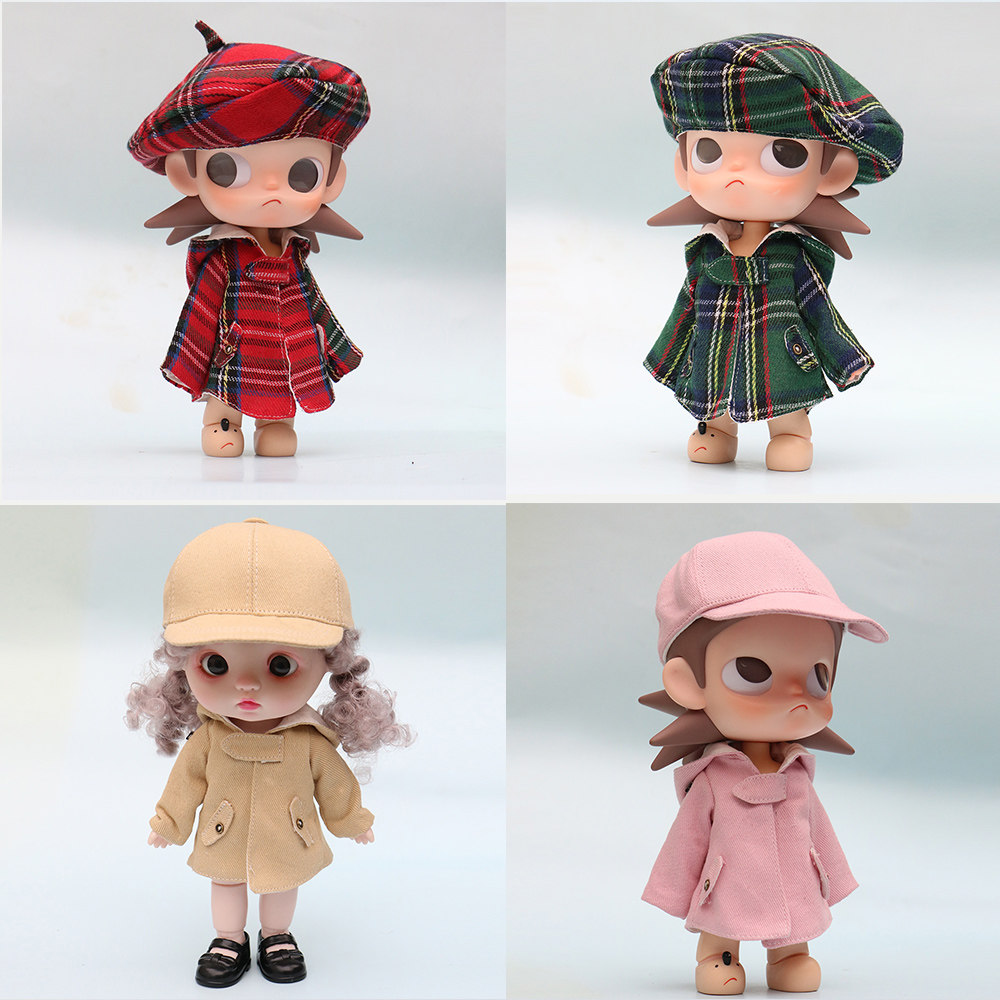 嘎子姐娃衣1/8可动人偶时尚风衣