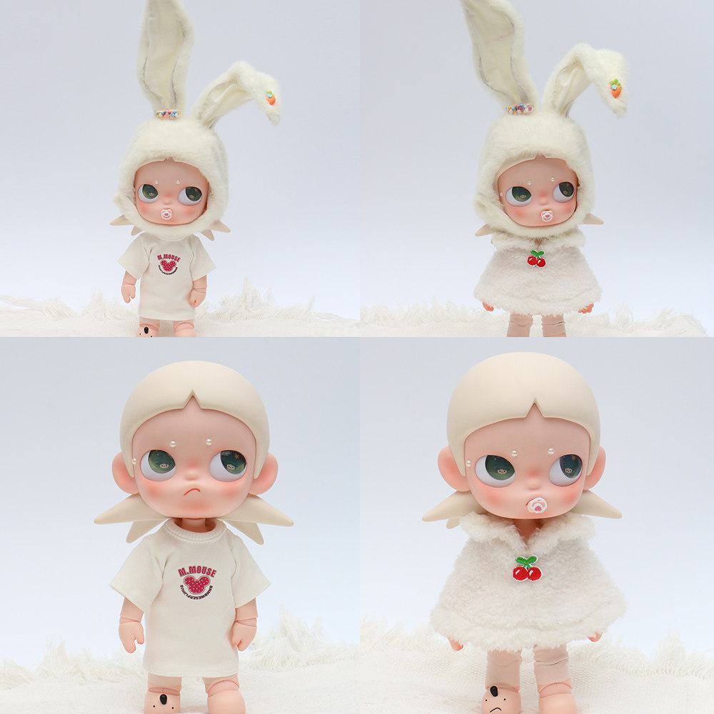 zsigaBJD可动公仔娃衣T恤帽子