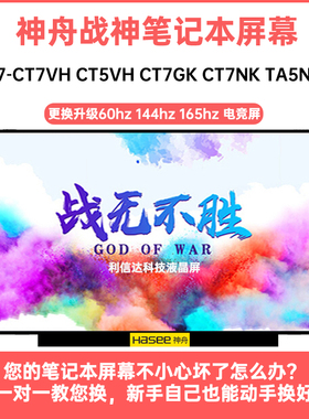 神舟 战神Z7-CT7VH CT5VH CT7GK CT7NK TA5NA高清IPS显示液晶屏幕
