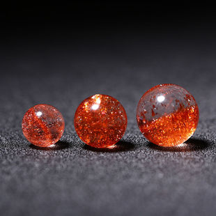 水晶金草莓晶金太阳散珠耳钉戒手链吊坠配珠珠宝流行搭配