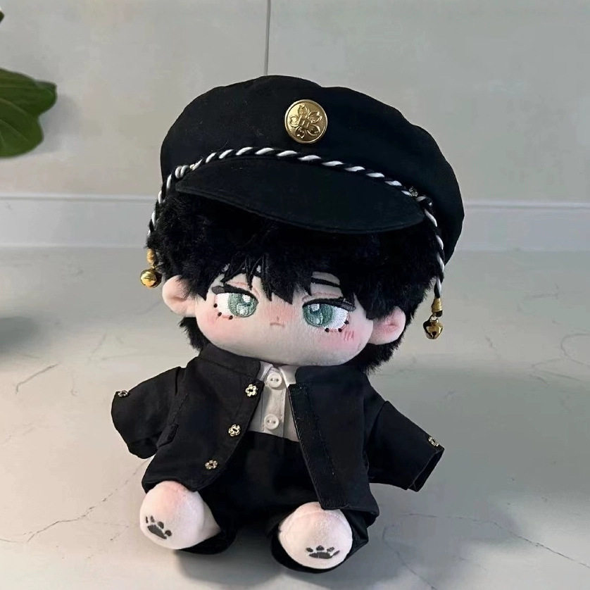 【现货】20厘米无属性棉花娃娃娃衣校服酷帅套装20cm娃衣服饰图片