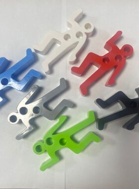 有趣的犯罪现场人形笔筒人形彩色躺地笔架Crime Scene Pen