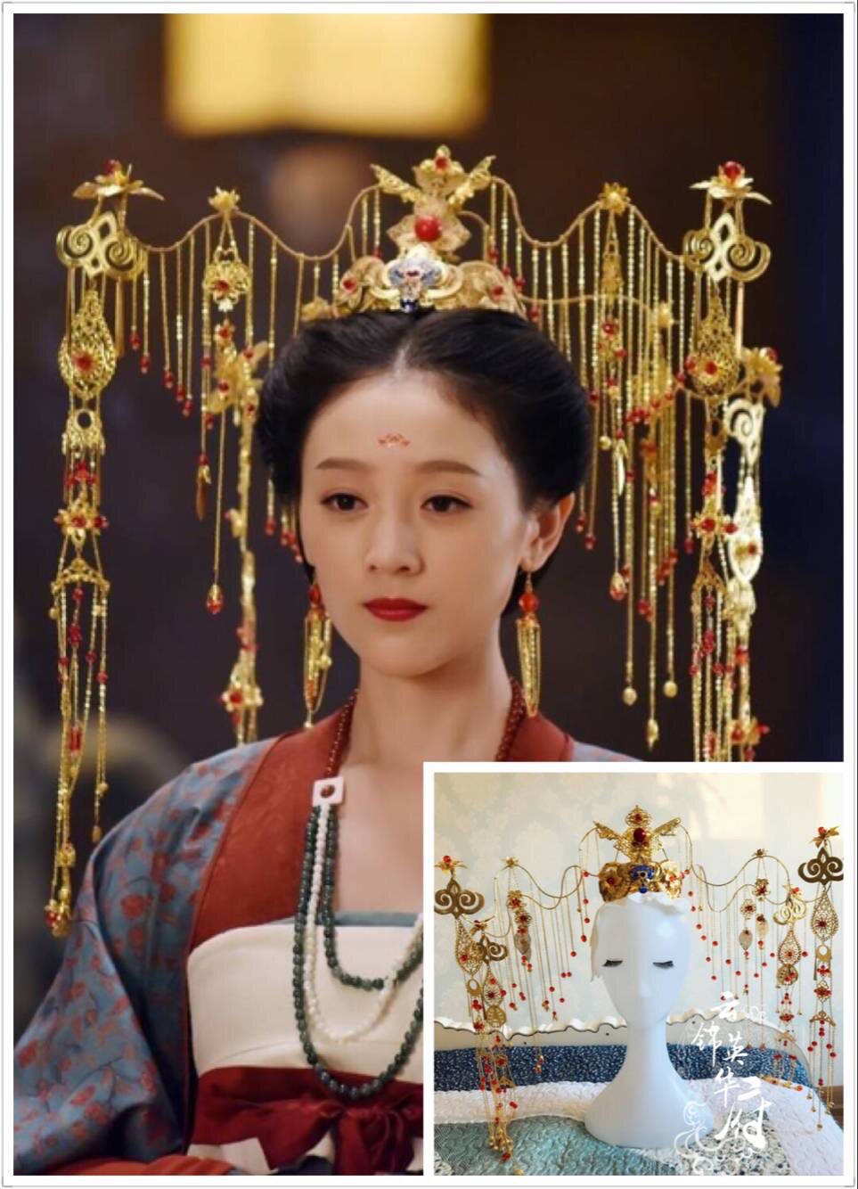 【云锦英华 】灵魂摆渡黄泉 孟婆三七同款汉服新娘头饰秀禾服凤冠
