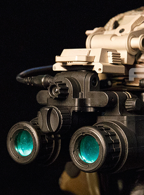 FMA 战术头盔双目双筒夜视仪 户外造型COS装扮AN/PVS31夜视模型