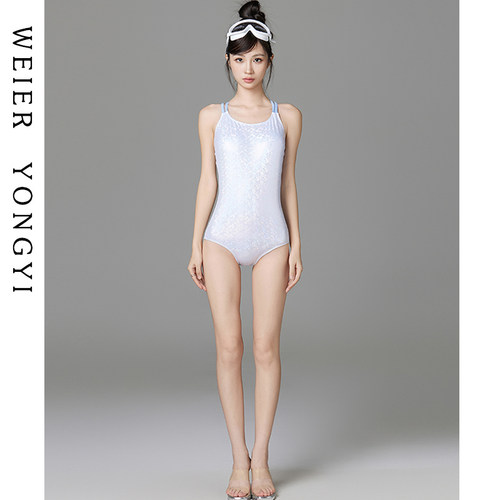泳衣女款连体女士绝美竞速游泳衣
