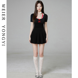 女士连体挂脖微胖遮肉显瘦泡温泉度假泳装 泳衣女款 高级感2025新款