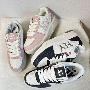 MLB 休闲板鞋 25年新款 厚底增高百搭时尚 NY满标学长鞋 韩国代购