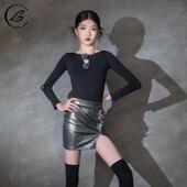 练功服舞蹈服新款 乐雅池2025春夏新款 儿童拉丁舞服装 演出服包臀裙