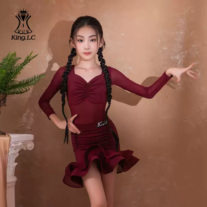 鹏翼之美女童拉丁舞服装