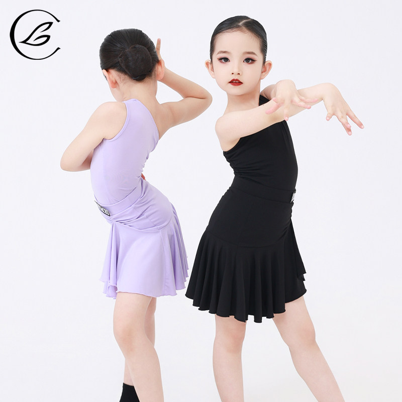 乐雅池2025春夏新款拉丁舞服装儿童女纯色练功服舞蹈服运动舞服,童装/婴儿装/亲子装,儿童演出服,淘宝优惠券,粉丝福利购,淘宝优惠卷