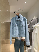 IRENE 60555 2025年春夏新款 简约口袋百搭休闲牛仔外套