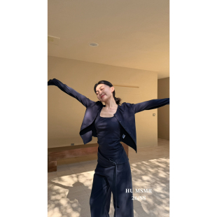 小衫 HUMSMR 圆领短款 开衫 C8004 26年春款