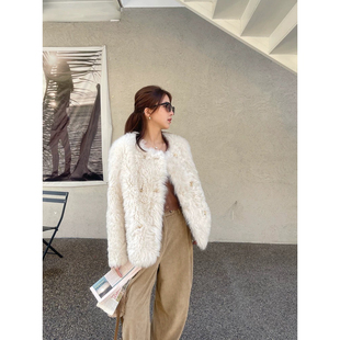大货不收版 配礼品四件套 CYD366899 暖皮草外套 诺华NovaBloom
