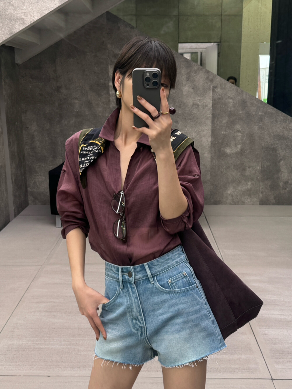 UMA SONG2024春夏新款韩系简约通勤时尚衬衫  Z20121#