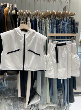 乐熙儿正品2024夏季新款运动套装工装休闲女套装300067#