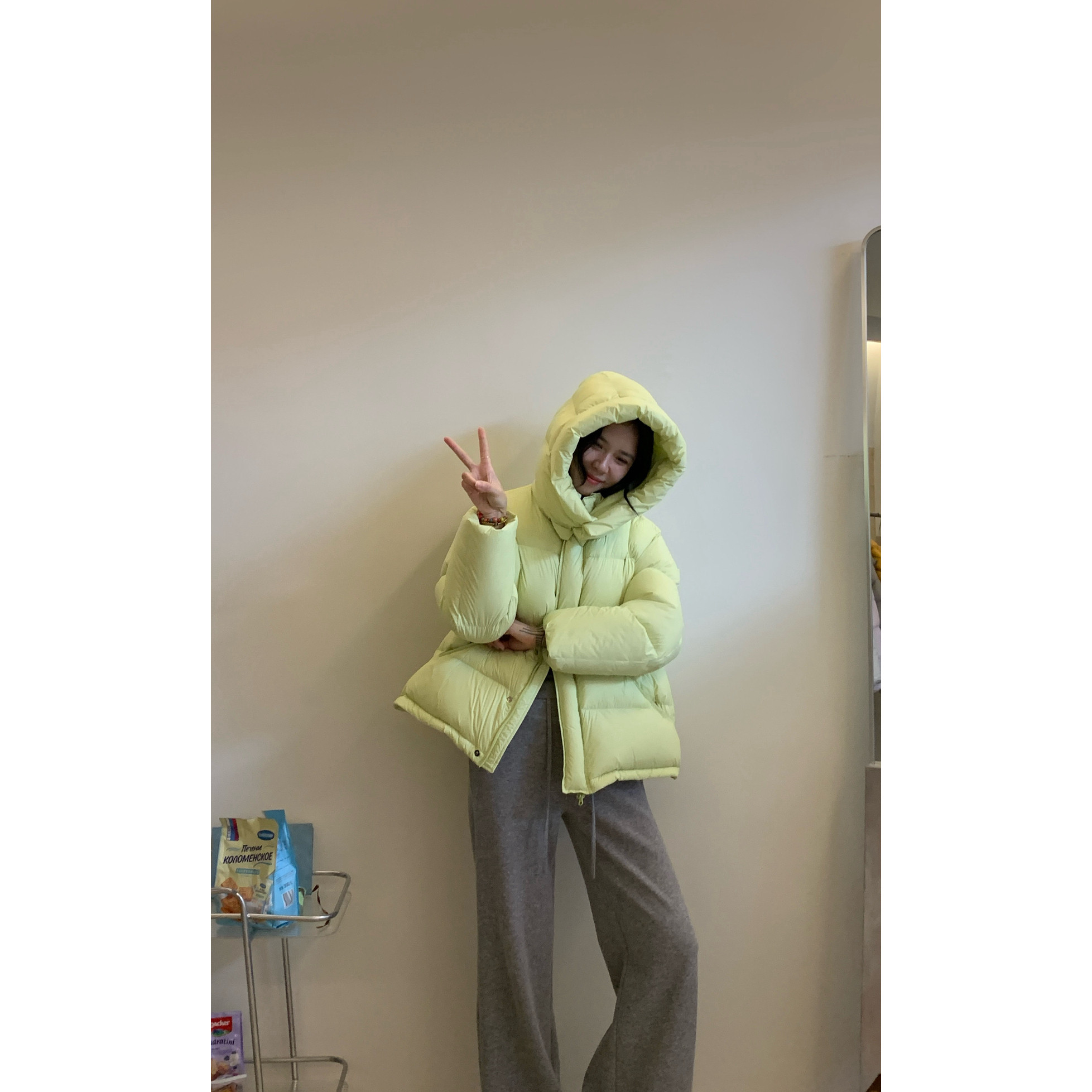 BLUE STUDIO-羽绒经典设计感时尚百搭休闲显瘦保暖羽绒服外套Z017