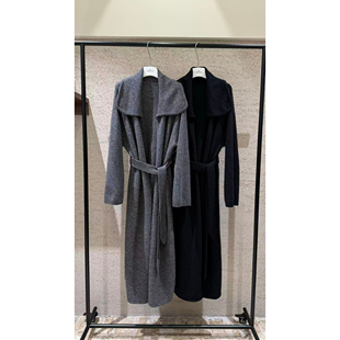 5A0872 配腰绳 静奢系列 arm极简风轻奢外套长针织开衫