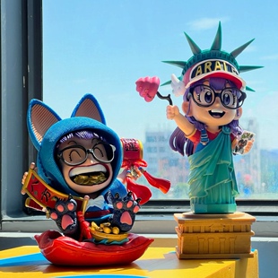 阿拉蕾系列招财猫开运手办发财公仔可爱办公桌面摆件生日开业礼物