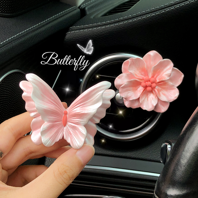 蝶恋花高级感车载香薰祛除异味