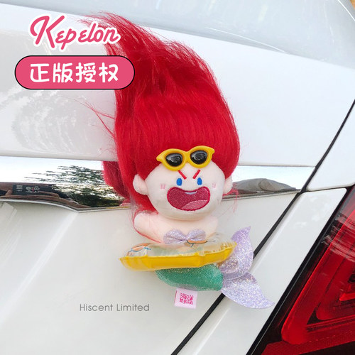 美炸了人鱼车尾挂件玩偶装饰
