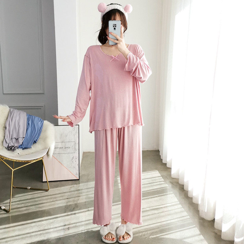 女莫代尔哺乳月子服睡衣