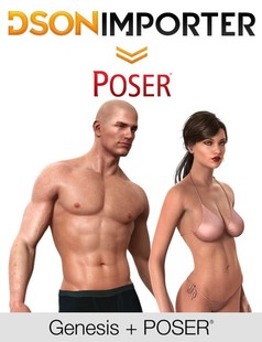 POSER插件——DAZ专用V5、V6、Genesis等导入POSER专用