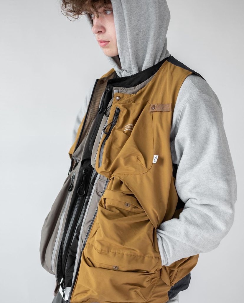 多口袋钓鱼防水山系城市机能工装