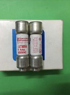ATMR 4 Ferraz法国罗兰10X38陶瓷熔断器保险丝 4A 600V全新正品