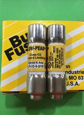 LP-CC 3 2/10 LOWPEAK BUSSMANN10X38延时熔断器保险丝3.2A 正品