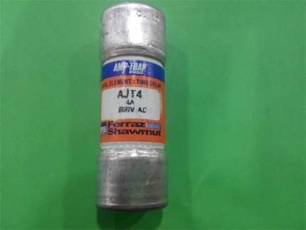 AJT 4 AMP TRAP 延时熔断器保险丝 22X58 法国法雷正品 4A 600V