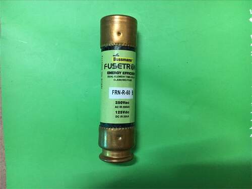 FRN-R 60 延时熔断器保险丝20X76MM 美国BUSSMANN全新正品60A250V