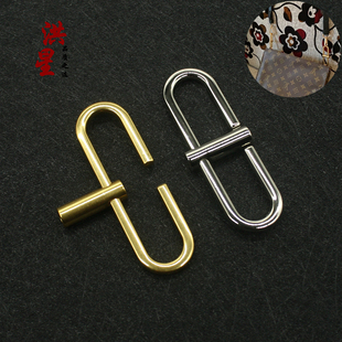 包链条延长扣五金配件 优质金属挂钩古金亮银钩扣真皮包带加长扣