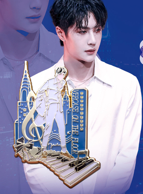 王一博徽章周边散落的华服金属胸针饰品舞台同款应援生日礼物小卡