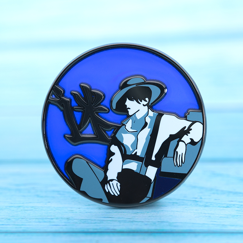 蔡徐坤专辑KUN迷金属徽章