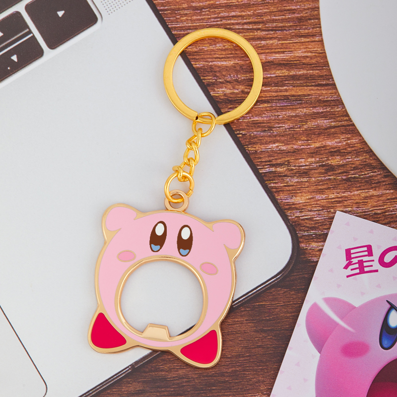 星之卡比钥匙扣开瓶器潮玩礼物
