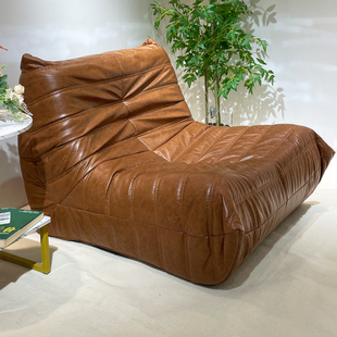 油腊皮毛毛虫压缩沙发 Compression sofa真空阳台客厅书房小沙发