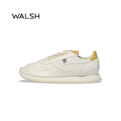 NormanWalsh丨2025早秋 ens皮面运动休闲鞋复古慢跑小白鞋 清仓