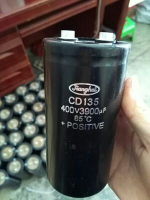原装拆机江海CD135 400V3900UF 450V3900UF  变频器螺丝脚电容