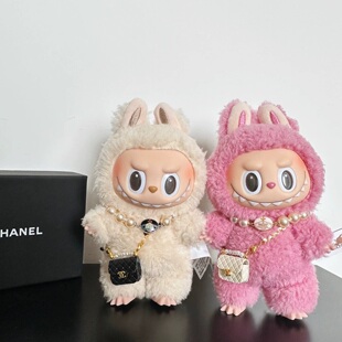 微缩迷你labubu娃包芭比娃娃配饰贝尔娃包bjd小布娃包玩具装饰