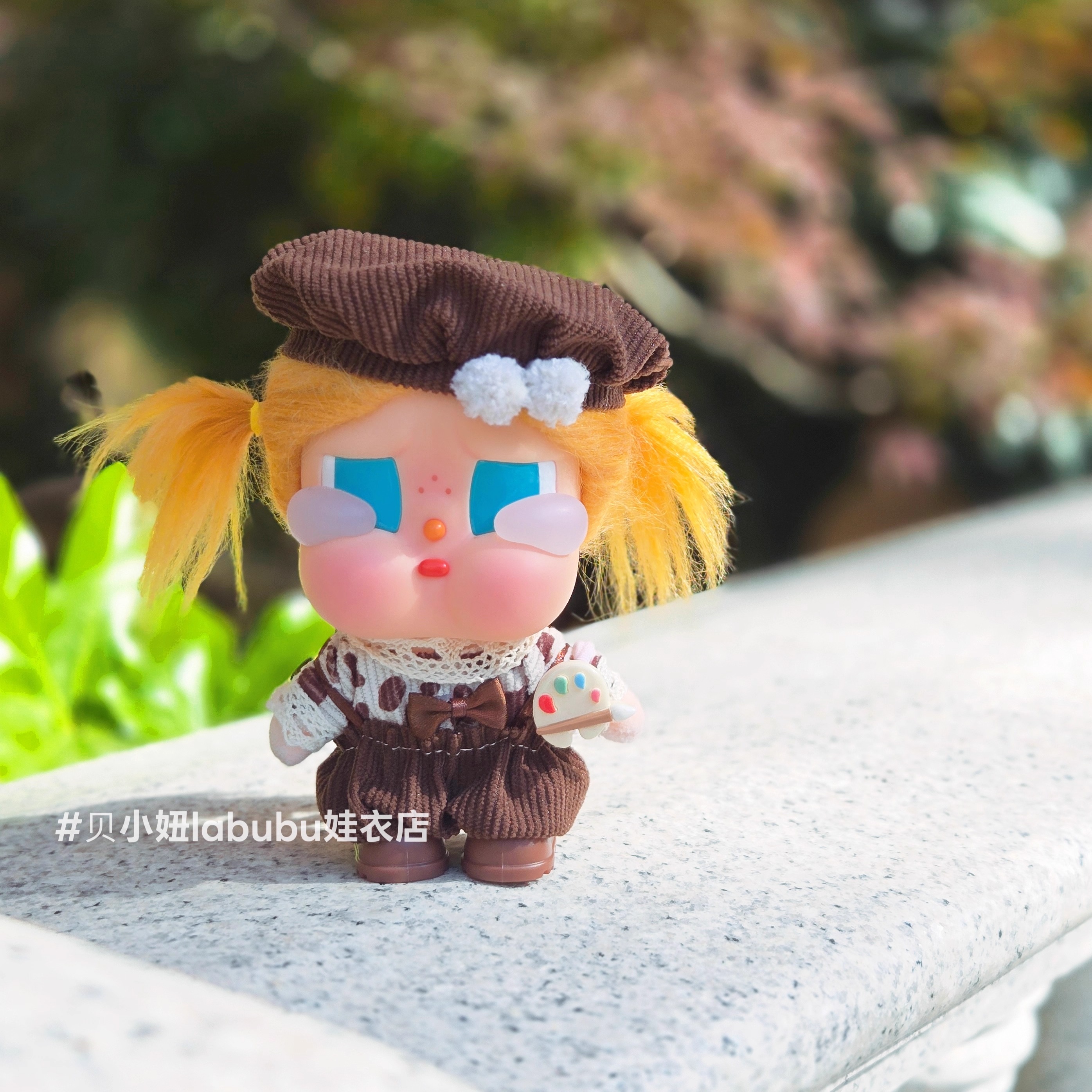 CRYBABY娃衣套装背带裤