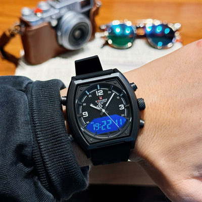 naviforce桶形男生计时防水手表