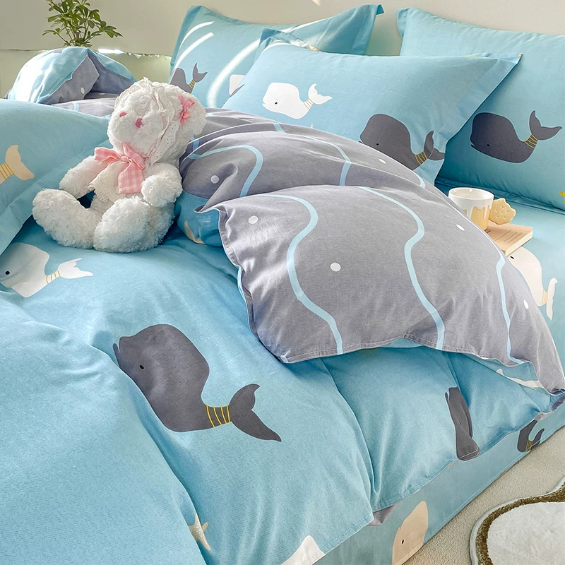 Детское хлопковое пододеяльник для студентов, 1.5м, 200x