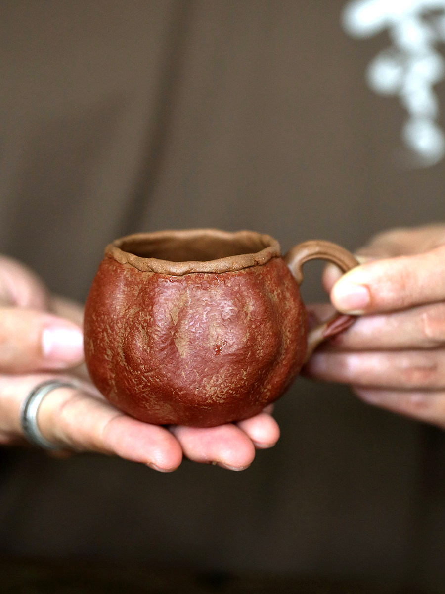 一水堂宜兴原矿手工紫砂主人杯老段泥粉浆相生器石榴杯140毫升,餐饮具,茶杯,淘宝优惠券,粉丝福利购,淘宝优惠卷