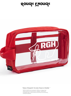 RGH旅行洗漱包男透明防水大容量果冻化妆收纳包ins风女浴室沐浴包