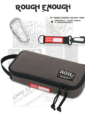 RGH 防水笔袋初中生耐用结实帆布笔盒中学生多功能加厚收纳袋男生