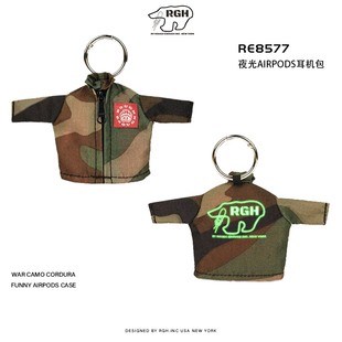 包包小挂饰旅行小巧便携零钱收纳包 RGH苹果耳机包挂件包迷你airpods耳机保护套防丢创意女小挂件复古耳包新款